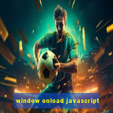 window onload javascript